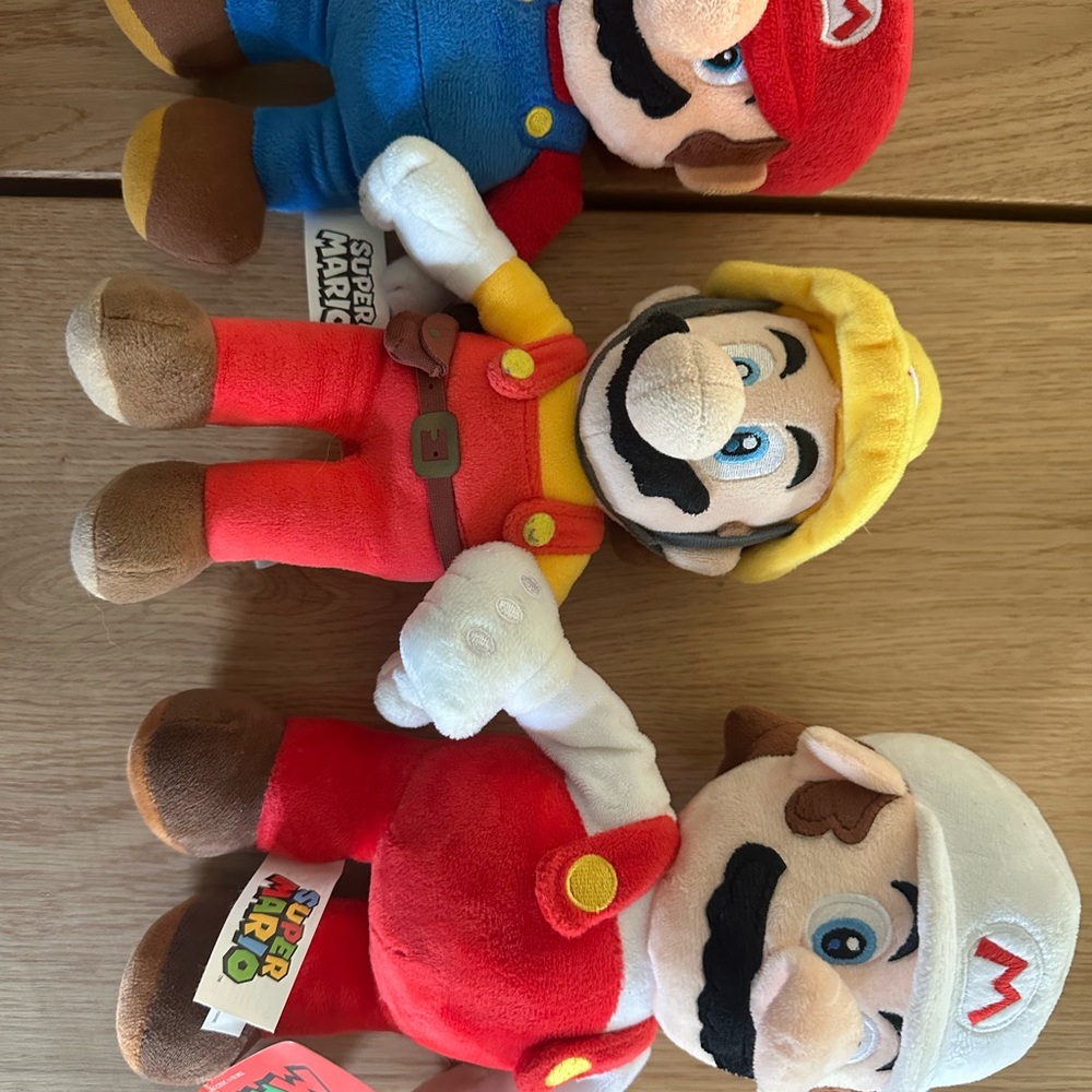 Nintendo Super Mario Plush Trio‎ - Red, Blue, Yellow